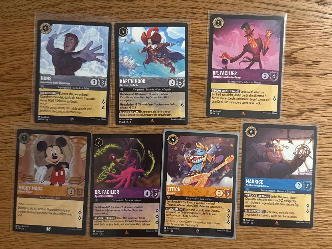 Cartoline: Disney Lorcana First Chapter Stitch Micky Maus etc. ab 1.- – Usato da Frauenfeld venduto da Poke_Toniii 1