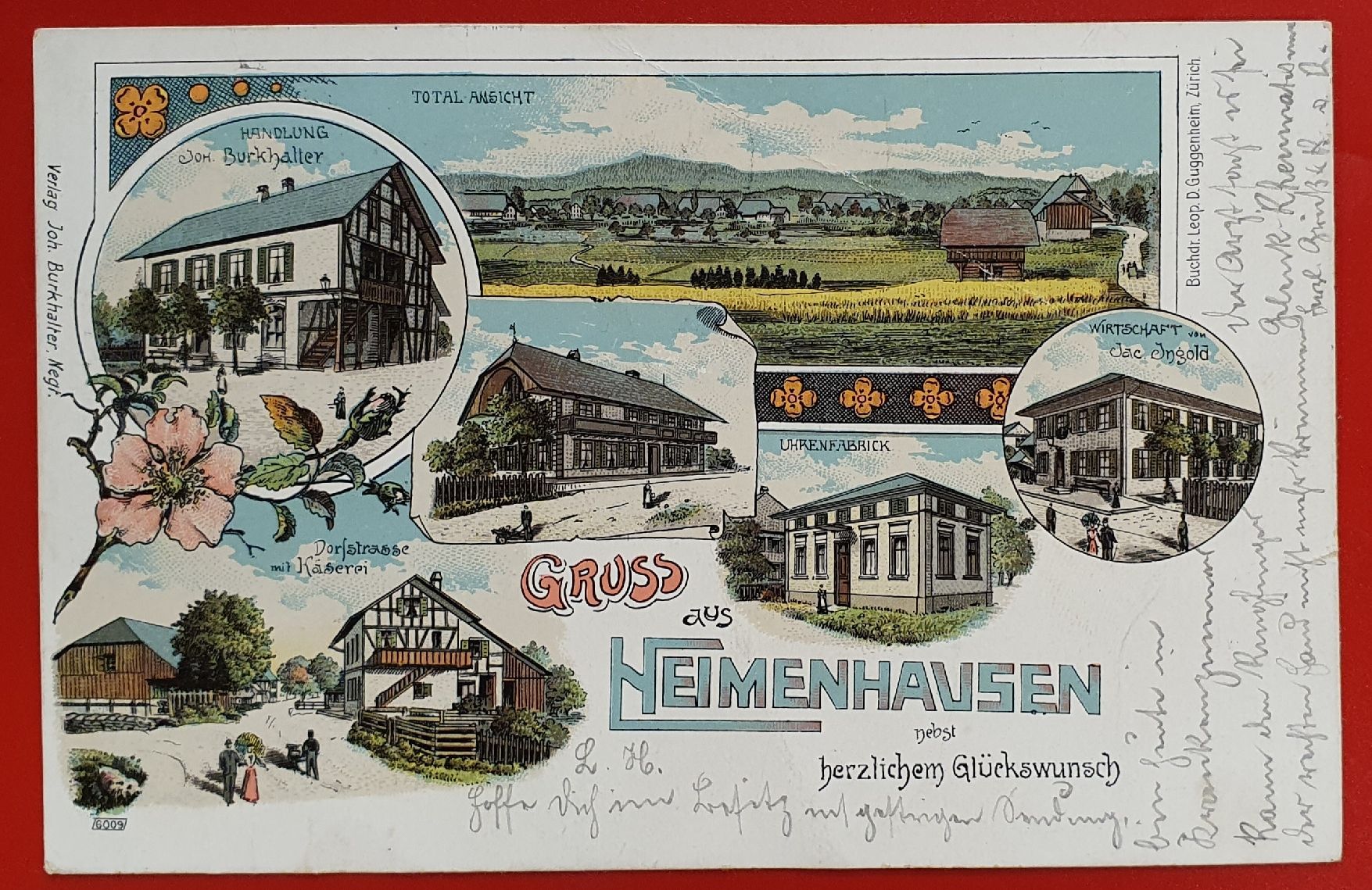 Cartoline postali: Gruss aus Heimenhausen 1901 – Usato da Kreuzlingen venduto da Rschweiz1