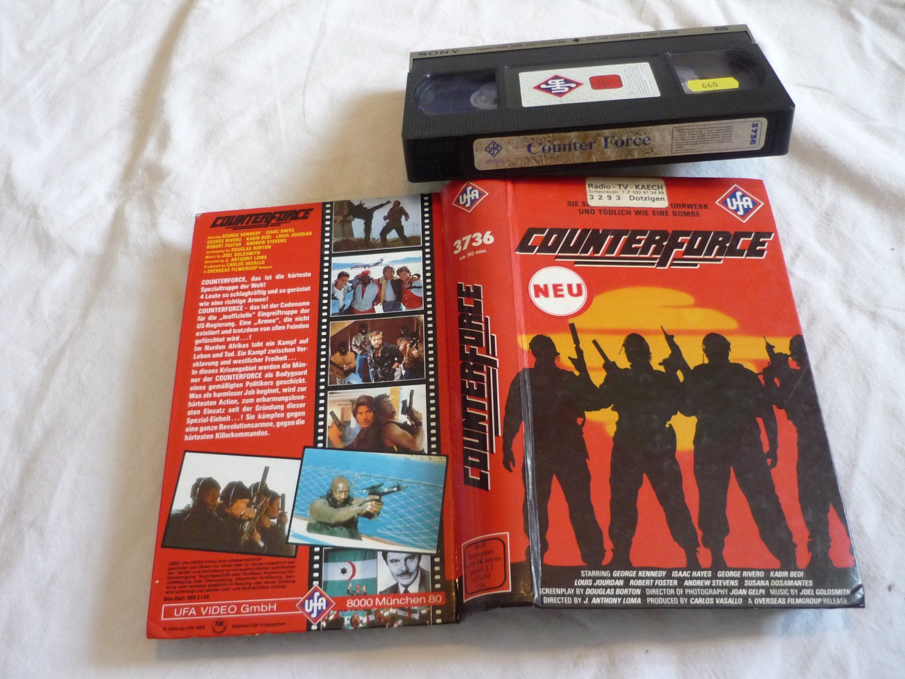 Tutti i VHS: VHS 80s Erstausgabe - Counterforce – Usato da Beringen venduto da Flatretriever 1