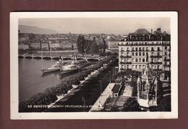GENEVE - Monument Brunswick - Bateaux CGN - 1934