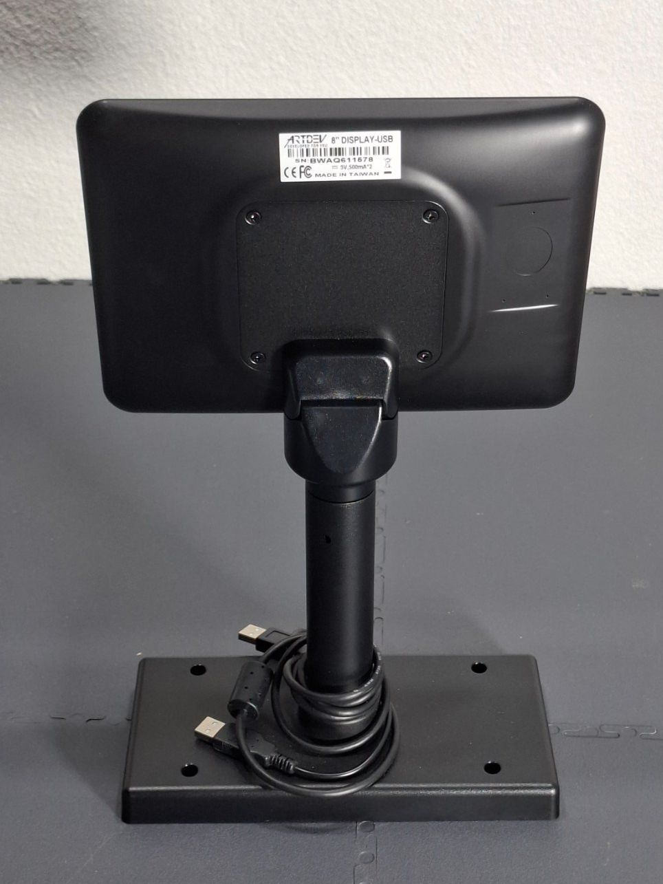 Monitor: ARTDEV DISPLAY 8 pouces — Afficheur client POS — USB – Usato da Villars-Ste-Croix venduto da pau_8fls 2