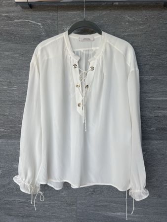 Dorothee Schumacher 100% Seiden Bluse luftig leicht