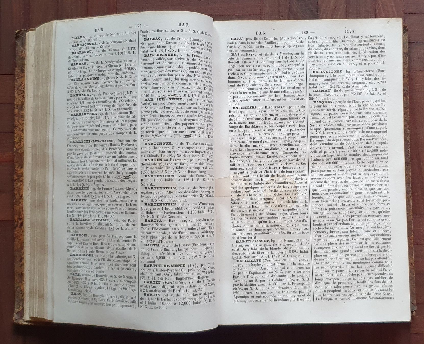 Libri: Buch 1840 - Geographie DOMENY – Usato da Kreuzlingen venduto da Rschweiz1 3