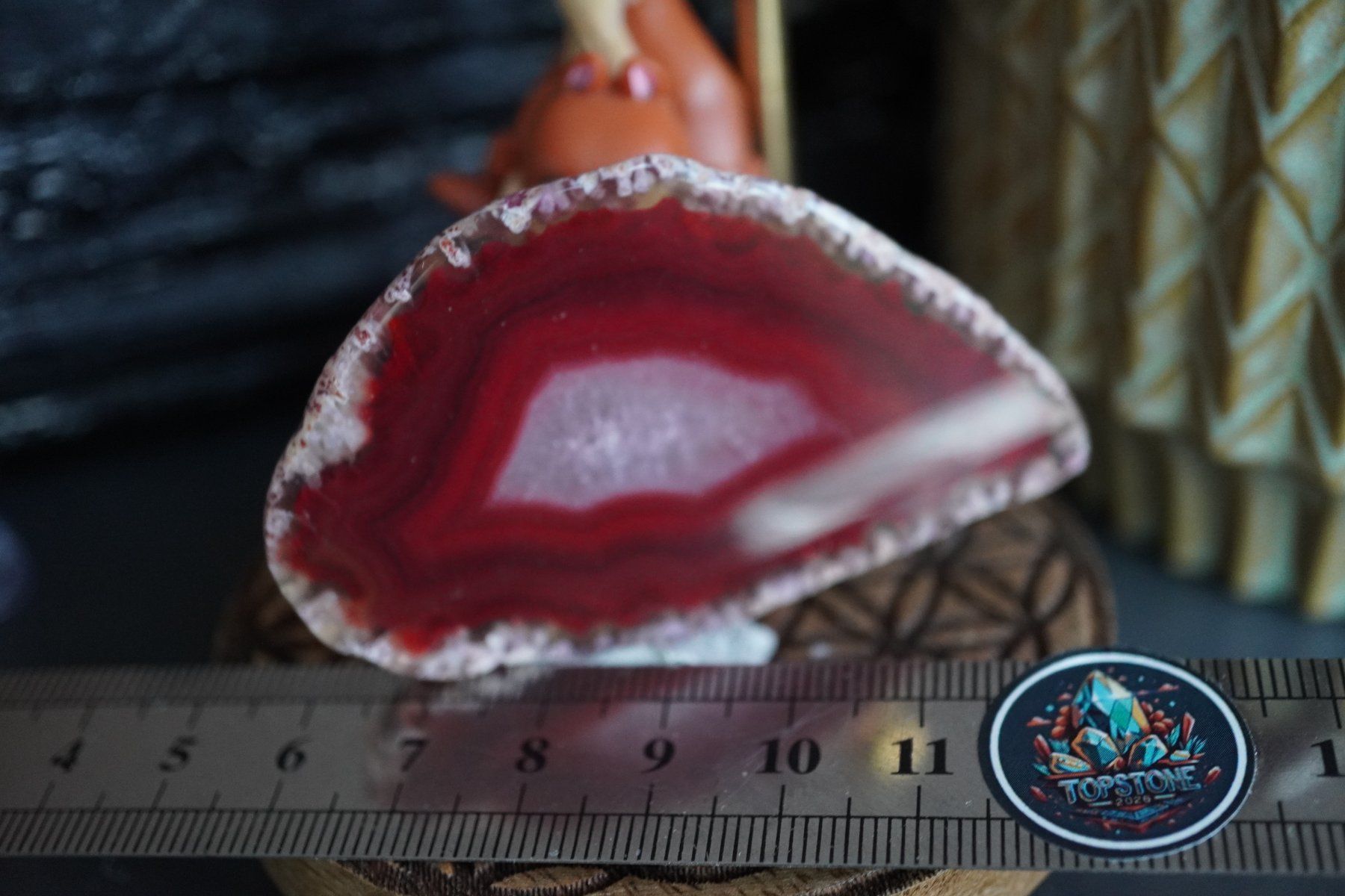 Minerali & Pietre curative: Achat Scheibe Rot   ab  1.-     Räumung – Nuovo e nell'imballaggio originale da Eschenbach SG venduto da topstone 4
