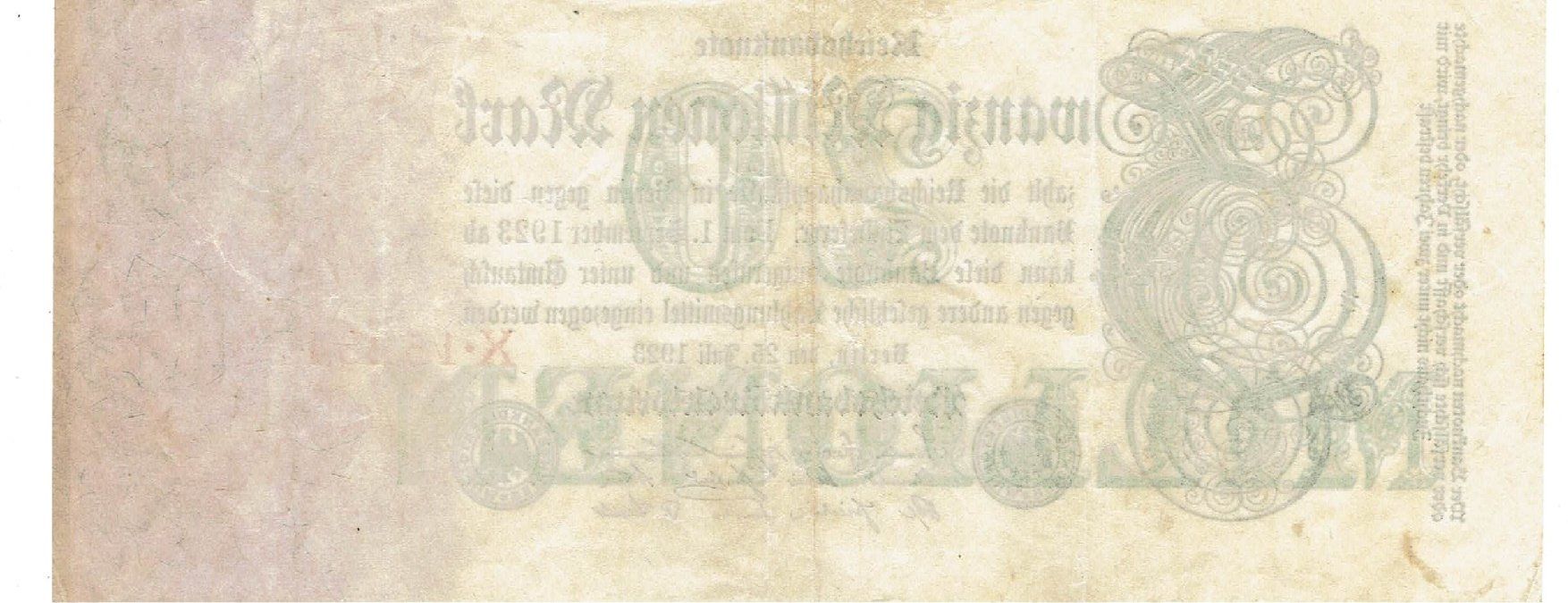 Banconote: Berlin 20 Mil.Mark rote KN 1923 SS+-SS++ – Usato da Steffisburg venduto da ber_8htf 1