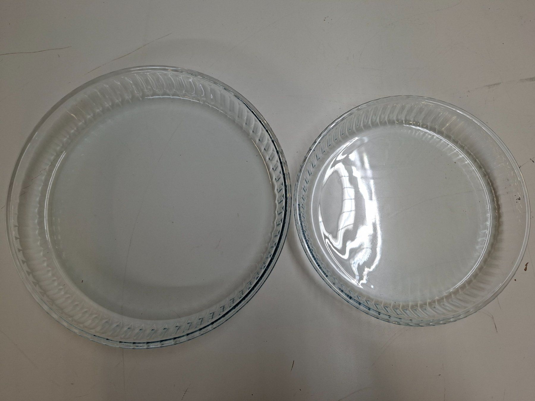 Teglie da forno: 2er Set Auflaufformen aus Glas – Usato da Wettingen venduto da Wendemarket 2