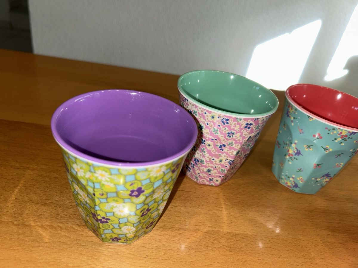 Tazze: 4x Rice- Becher / Trinkbecher – Usato da Dotzigen venduto da rapunzel03 1