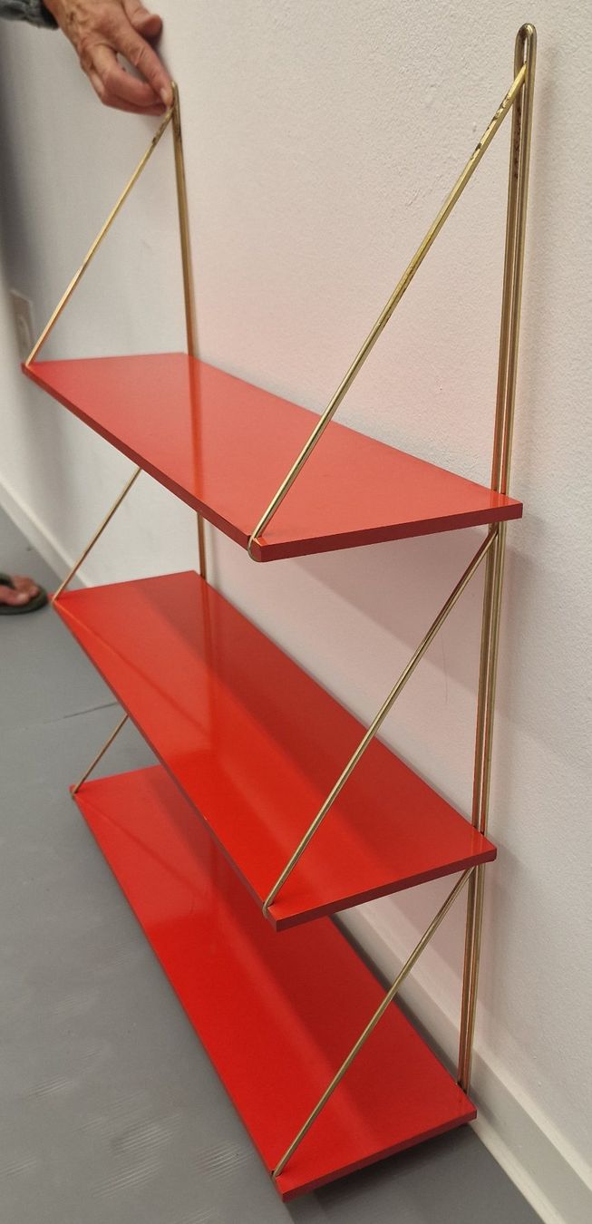 Scaffali: MCM Vintage Design, Stringregal, Metall, 3 Tablare, 1960er – Usato da St. Gallen venduto da chambredirecte 8