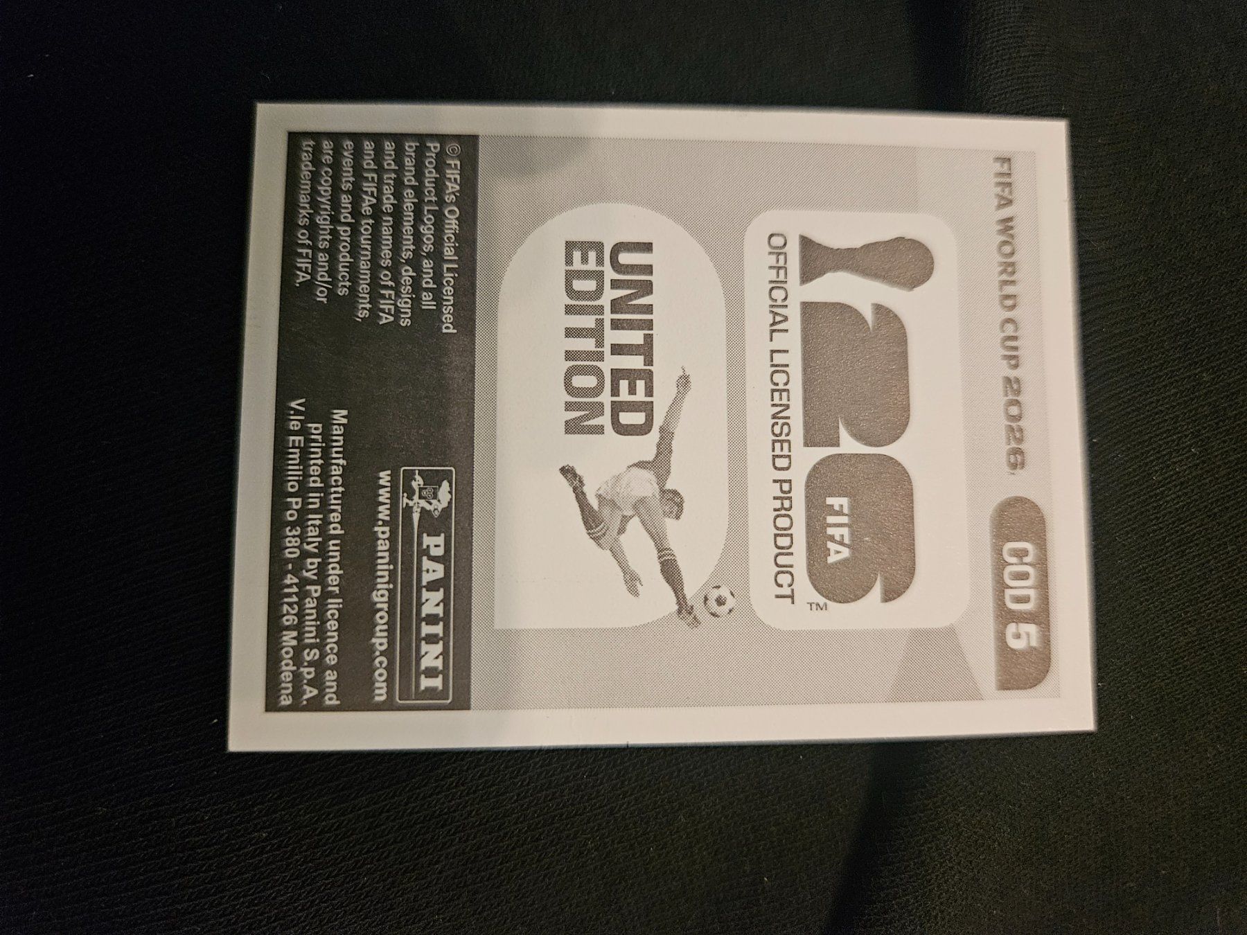 Panini Carte collezionabili: COD5 – Usato da Würenlingen venduto da Dinli 1