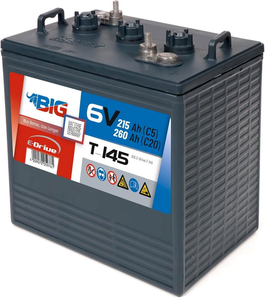Batterie: BIG E-Drive 6V 260Ah Traktionsbatterie – Nuovo e nell'imballaggio originale da Bottighofen venduto da zaap 2