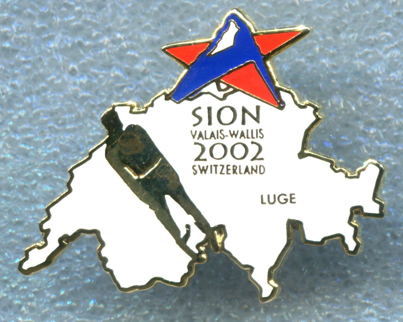 Placchette & Badge: SION 2002  Rodeln – Usato da Winterthur venduto da Sammleroase