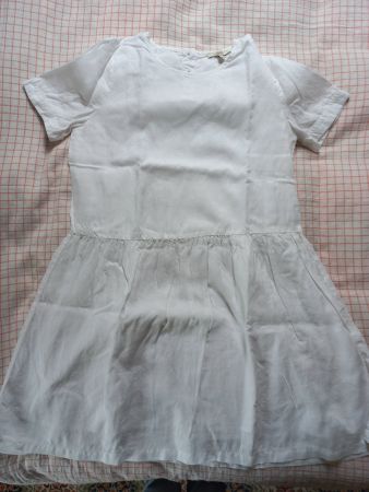 Wunderschönes, neues, weisses Leinenkleid von esprit, Gr. 40