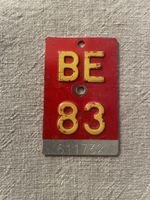 Velonummer BE 83
