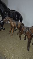 Pferdefiguren  3er Set Antik