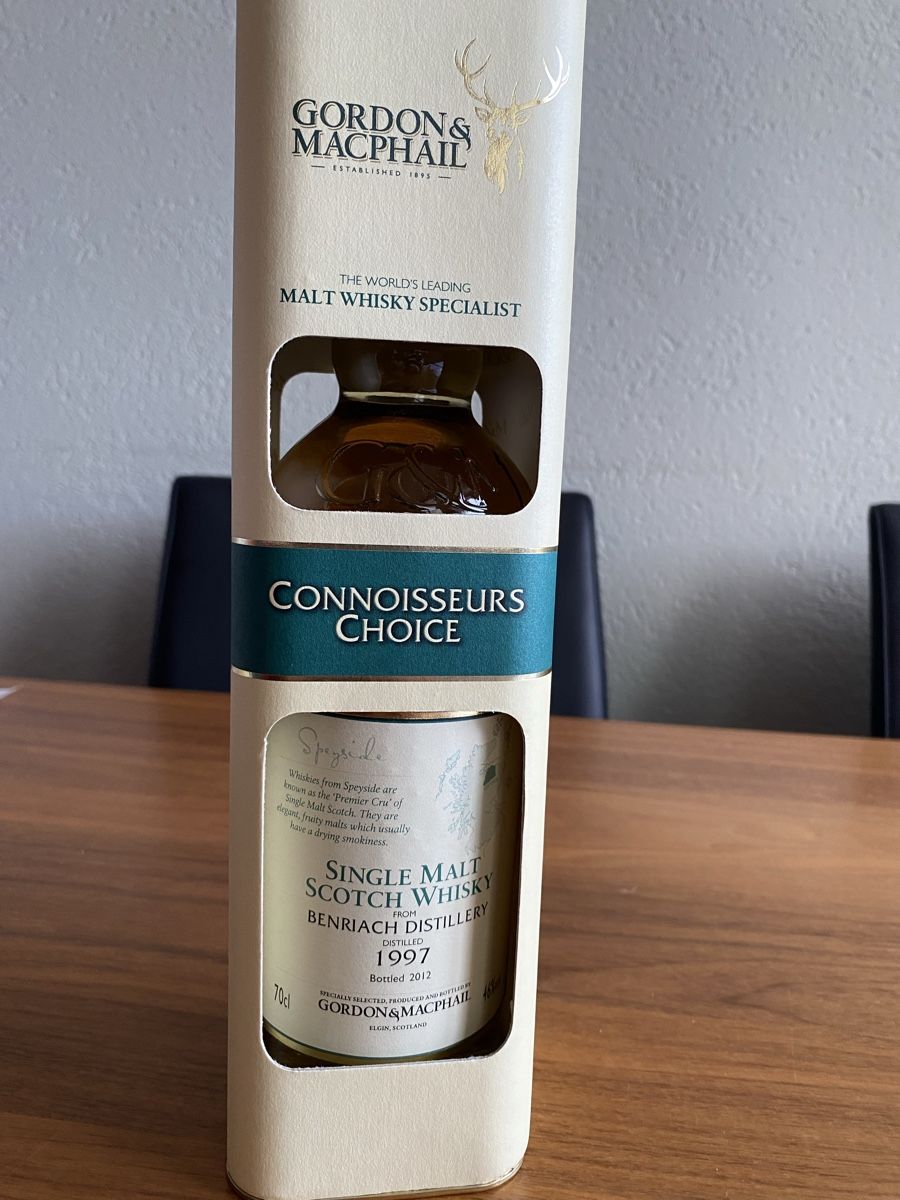 Benriach Bevande alcoliche: Whisky Benriach Gordon&Macphail 1997 – Nuovo e nell'imballaggio originale da St.Gallen venduto da Design04 3