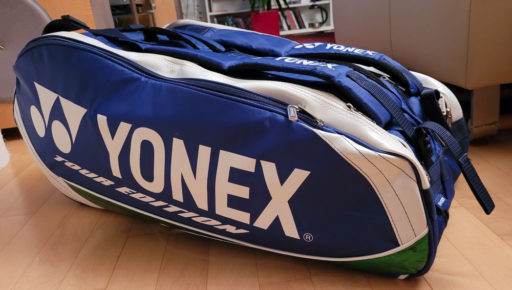 Tennisschläger Tasche Umhängetasche - Große Kapazität Für Tennis & Badminton | Schwarz/Weiß/Rosa