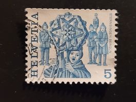 Timbre CH 1977 (25. VIII.) N° 594 - Sternsingen Bergün