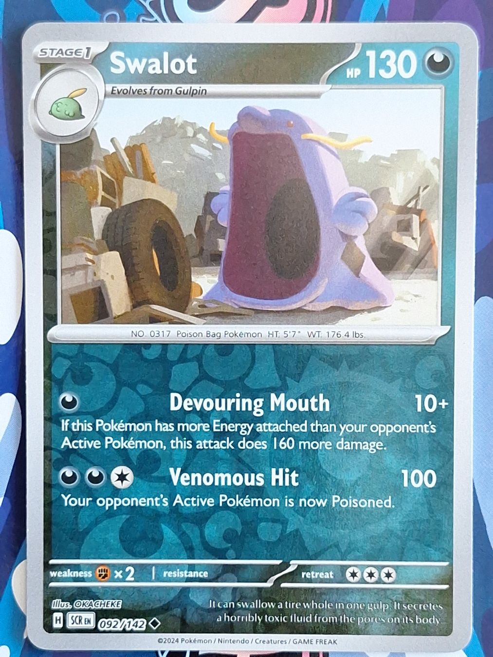 Pokémon Carte collezionabili: Swalot - Reverse Holo Pokemon Stellar Crown - #7.3 – Usato da Altstätten SG venduto da GGsGameshop
