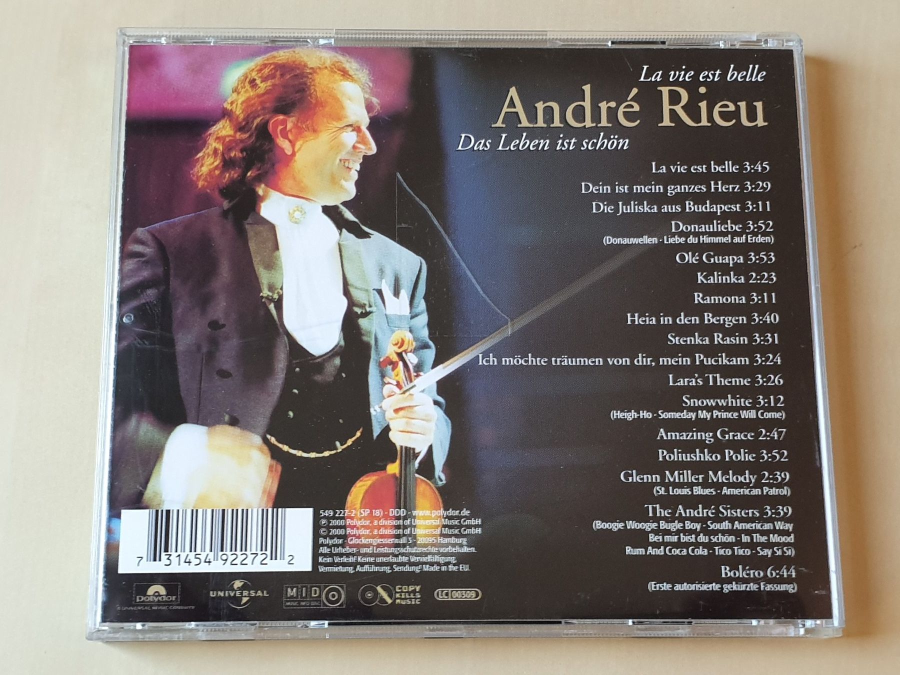 CDs: Andre Rieu La vie est belle – Gebraucht aus Stansstad von collectorsshop 1