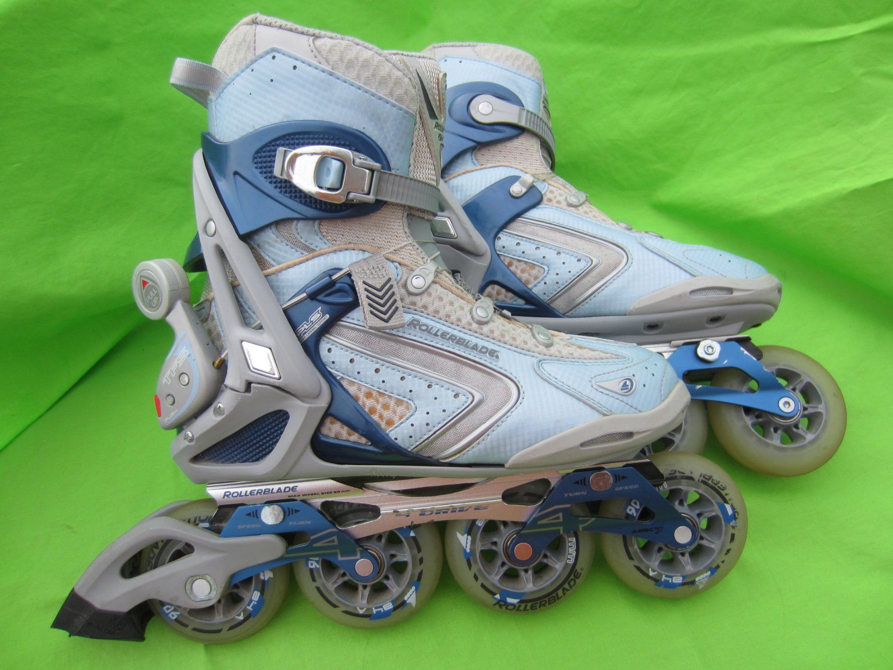 Pattini in linea & Pattini a rotelle: ROLLERBLADE INLINESKATE ACTIVA 4D Gr. 42.5  / 27.5cm ABEC 7 – Usato da Sursee venduto da Tschiger