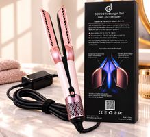 DOYOO AirStraight 2in1 Glätt- & Föhnstyler Rosa ✨ NEU