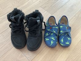 Nike Schuhe in grösse 28 und Finken in Grösse 27