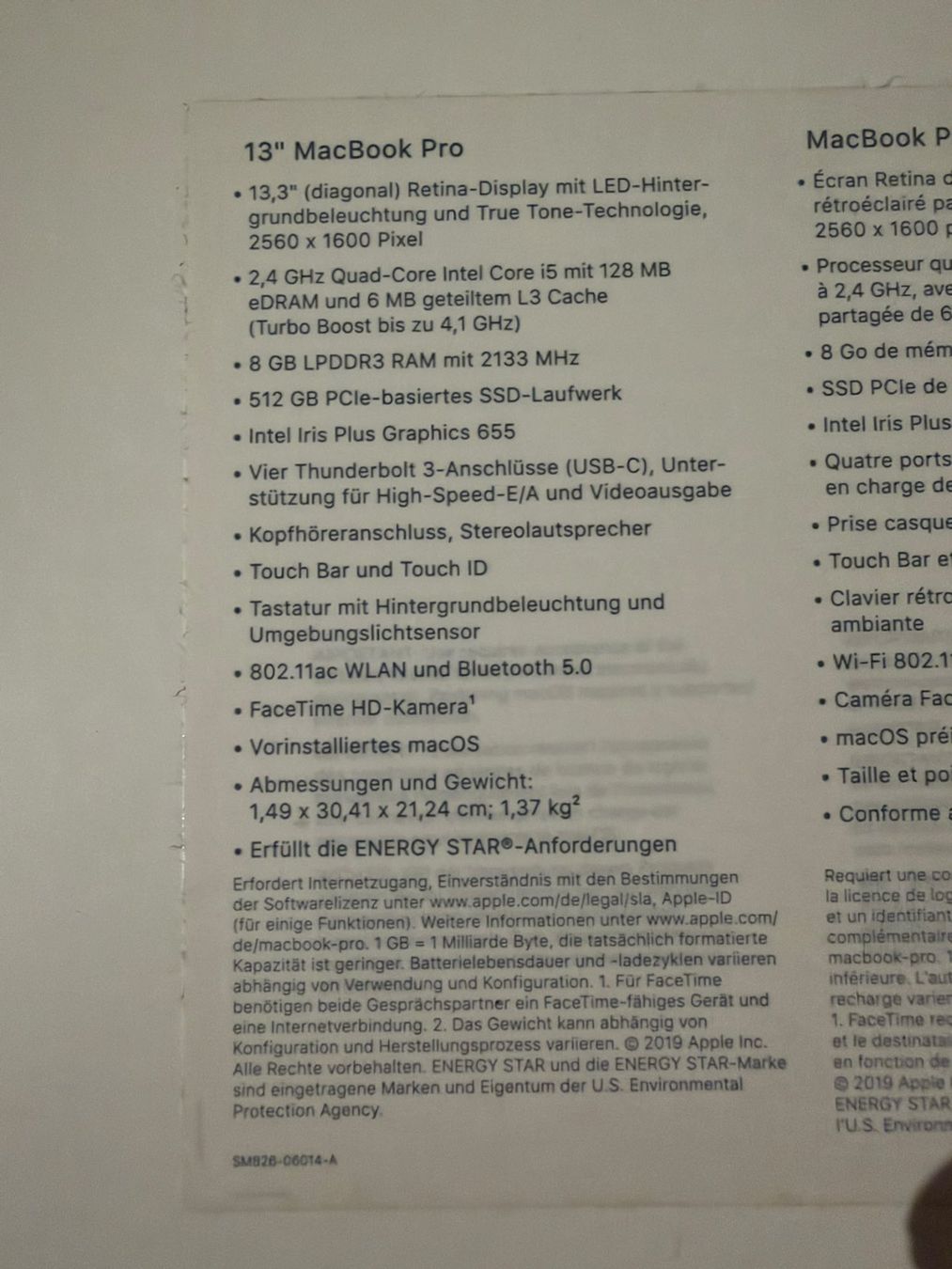 Apple Notebook: Apple MacBook Pro – Difettoso da Niederhasli venduto da MT660 4