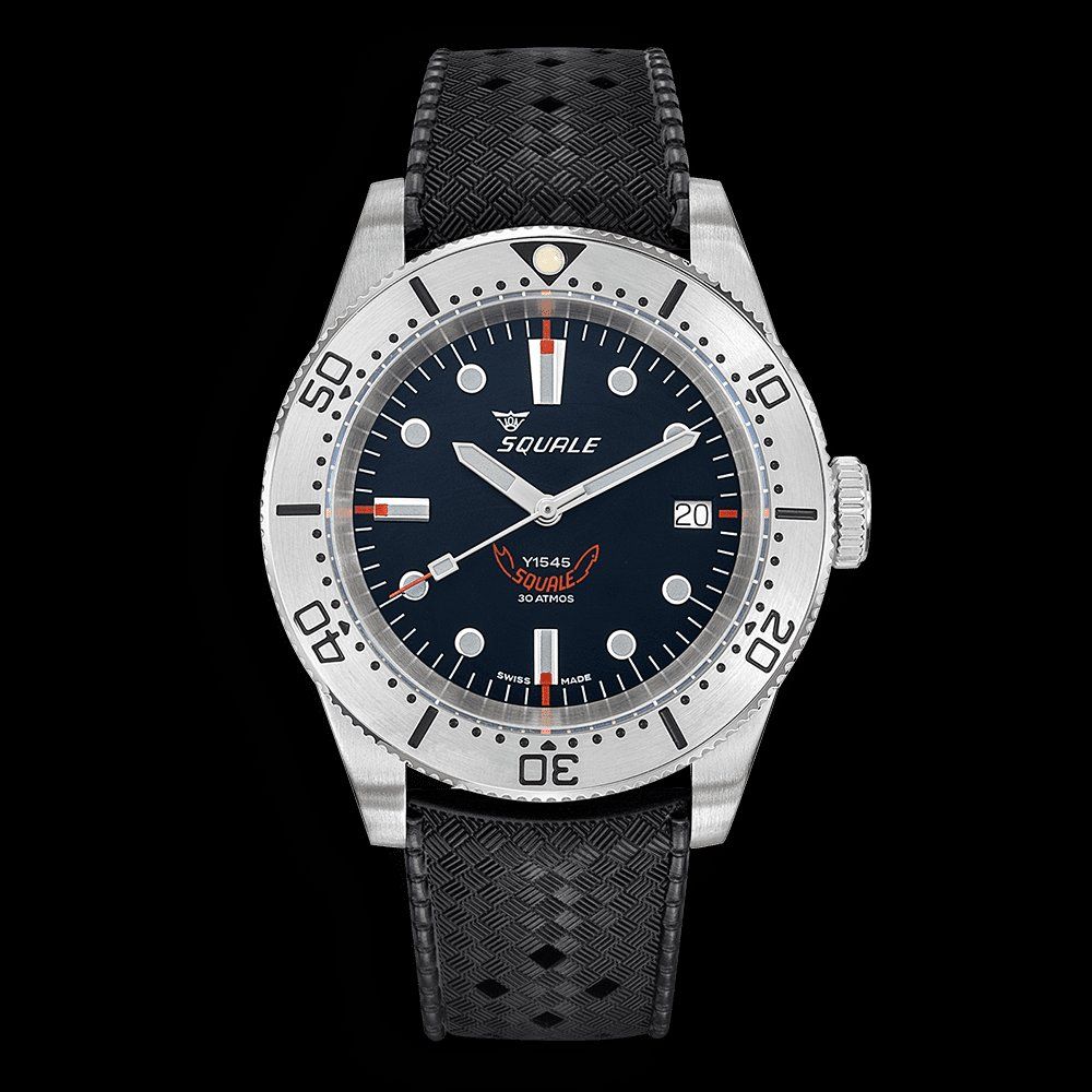 Squale Orologi: Squale Matic Satin Orange Rubber Automatic – Nuovo e nell'imballaggio originale da Carouge GE venduto da Watchaser