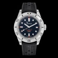 Squale Matic Satin Orange Rubber Automatic