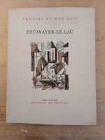 Estavayer-le-Lac: Trésors de Mon Pays, livre rare!
