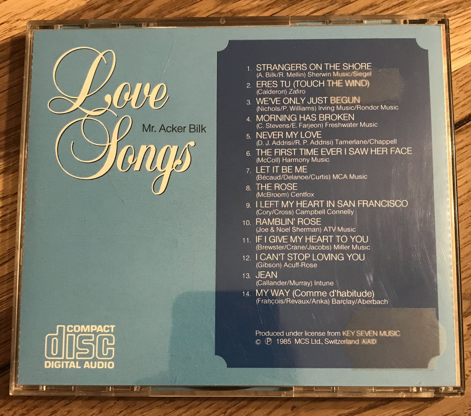CDs: CD- Mr. Acker Bilk - Love Songs – D'occasion à Guntershausen par Gloominati 1