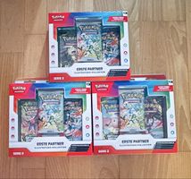 3x Pokémon Erste Partner Illustrations-Kollektion Serie 2 DE