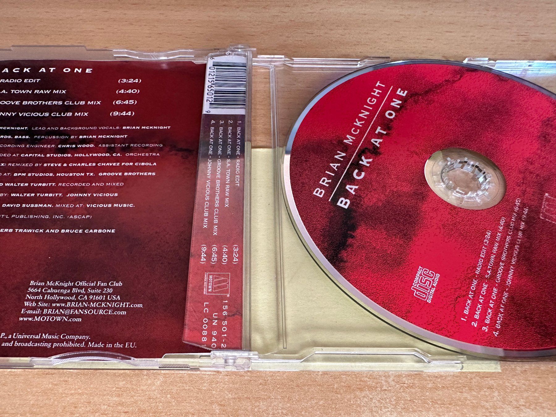 CD: Brian McKnight – Back At One - Single CD – Usato da Rikon im Tösstal venduto da Alpenmutz 1