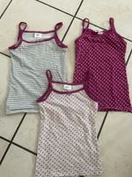 3 bpc Mädchen Tops, Cotton made in Africa, Gr.128/134