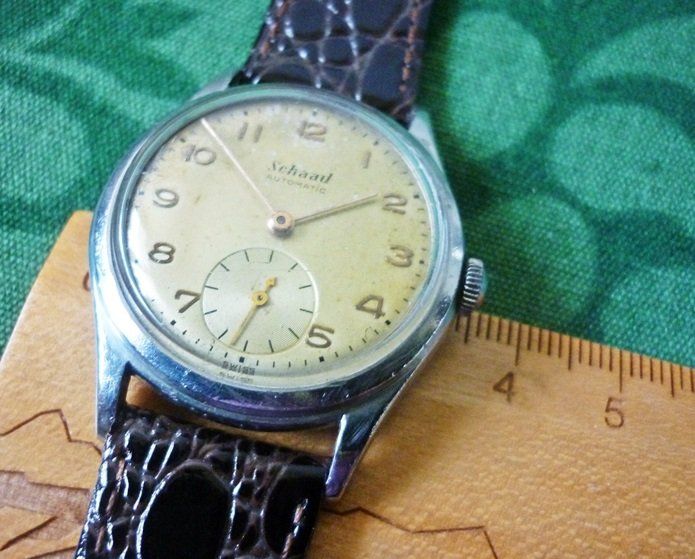 Orologi: Vintage Schaad - Automatic Uhr - Bumper - Hammerautomatic – Usato da Adliswil venduto da di_hans 8