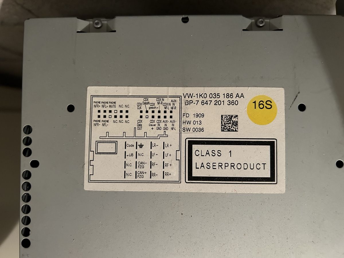 Audio- & Mediensysteme: Autoradio VW  – Gebraucht aus Fribourg von CedricNu 1