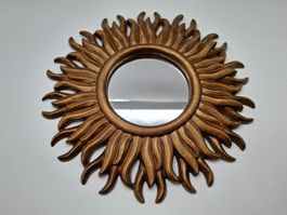 Sublime Miroir Soleil Vintage – Diamètre 29 cm