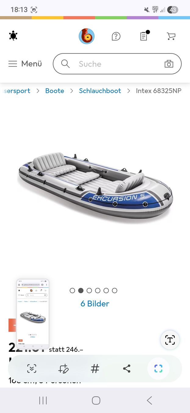 Boote: schlauchboot – Neu (gemäss Beschreibung) aus Bettlach von iva_p2z2 1