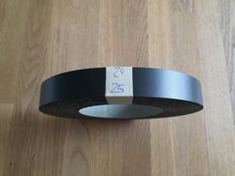 Tischplattenkante / Kantenumleimer 24mm Breit / Schwarz