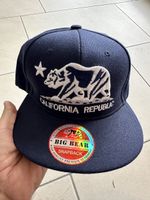 California Republic Snapback – BIG BEAR – Navy Weiss