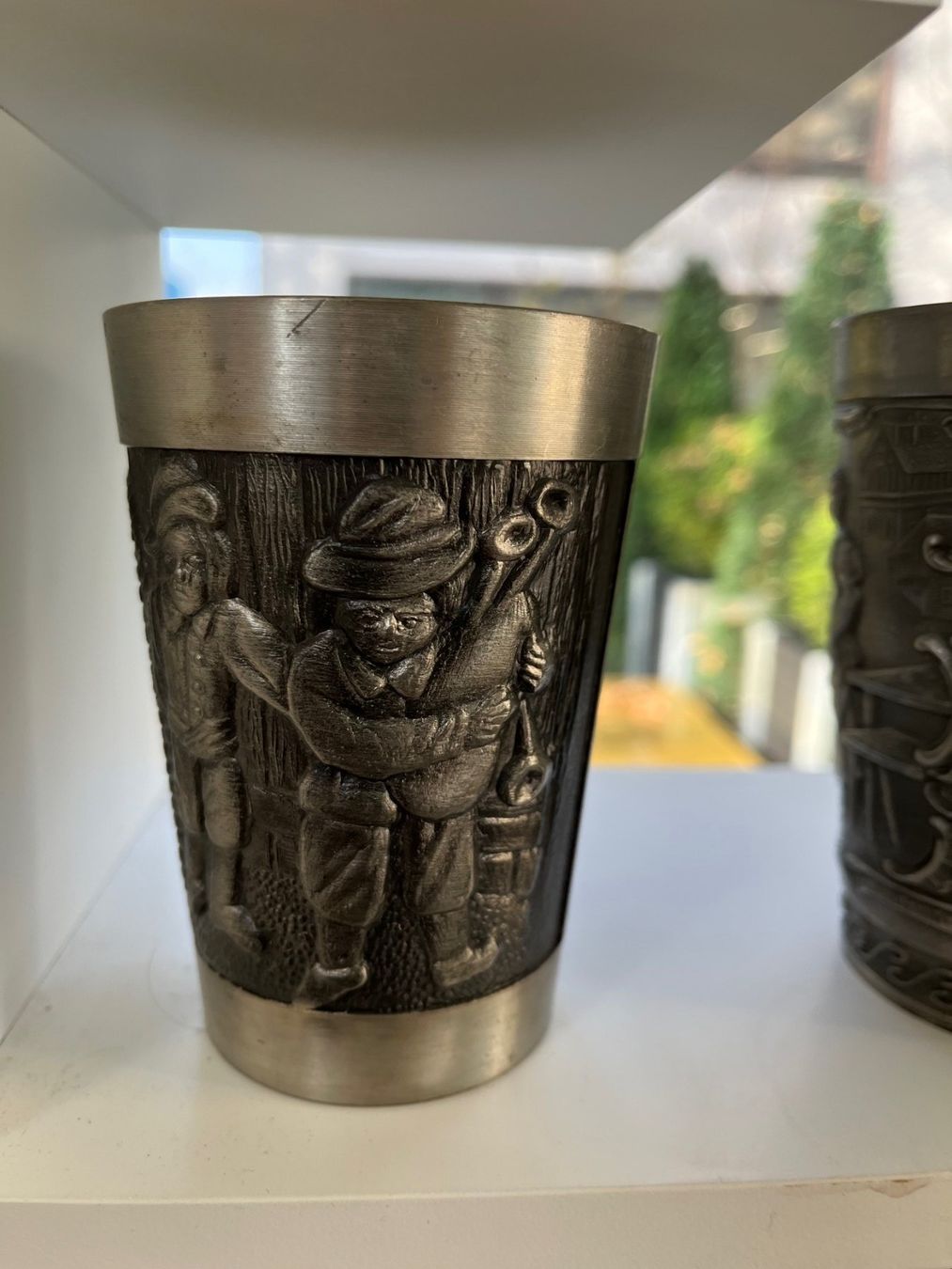 Contenitori & Simili: Konvolut 4 Vintage Zinnbecher – Usato da Luzern venduto da flixmaus