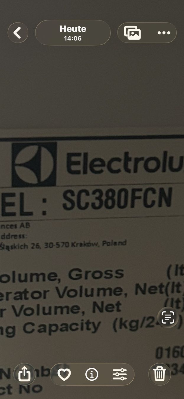 Réfrigérateurs: Kühlschrank Electrolux – Défectueux à Zürich par Barca10 3