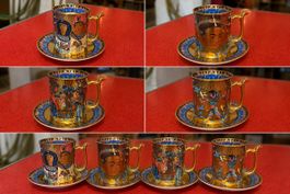 Compton & Woodhouse Porzellan Tasse Ägypten mit Echtheitszer