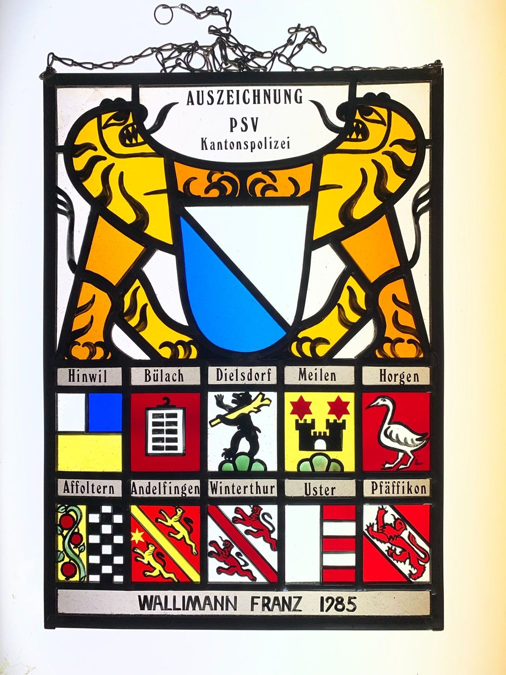 Autres antiquités ou arts: Wappenscheibe – Schweizer Scheibe - Glaskunst – D'occasion à Zürich par jesulin05