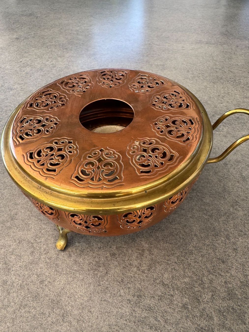 Servierplatten: Tee-Rechaud - Vintage-Teestövchen – Gebraucht aus Wittenbach von abenlo 1