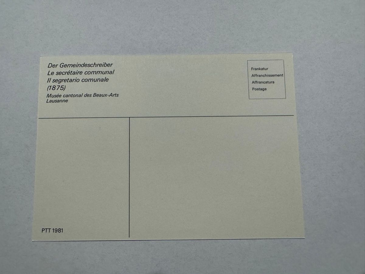 Cartoline postali: Ansichtskarte albert anker 1981 – Nuovo (secondo la descrizione) da Bütschwil venduto da sof_p98b 1