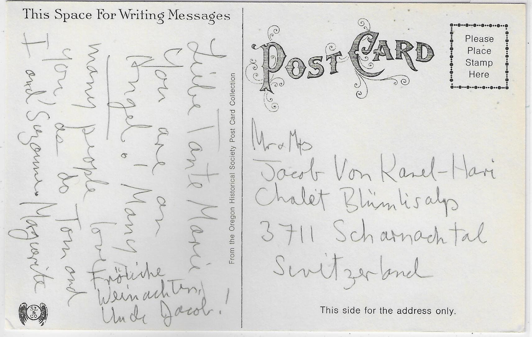 Cartoline postali: A Happy Christmas - Repro – Usato da Ettingen venduto da Kartenplanet 1