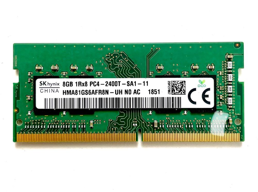 SK HYNIX 8 GB x1 DDR4 3200MHZ HMA81GS6DJR8N-XN SODIMM RAM computer