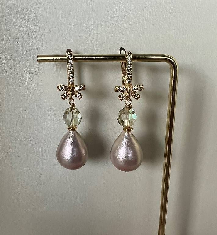 Orecchini pendenti & Orecchini a lobo: Perlen Ohrringe Swarovski  – Usato da Buchs SG venduto da jco_st8t 2