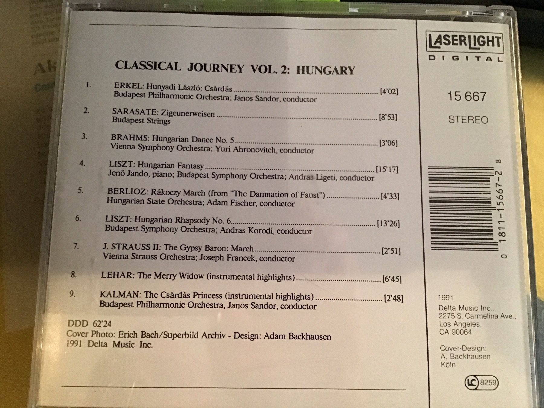 CDs: Classical Music  HUNGARY – Gebraucht aus Thierachern von sweden08 1
